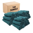 thumbnail image 1 of Arkwright Bleach Safe Sr. Salon Towels - 100% Ring Spun Cotton Hand Towel for Spa - (Bulk Case of 144) Hunter Green, 1 of 7