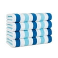 thumbnail image 1 of Arkwright Cabo Beach Towels - Large Ringspun Cotton Pool Towel - 30 x 70 in. - (4 Pack) Navy & Blue, 1 of 8