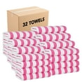 thumbnail image 1 of Arkwright Cali Cabana Beach Towels - 100% Ring Spun Cotton Pool Towel - 30 x 60 in. - (Bulk Case of 32) Pink, 1 of 8