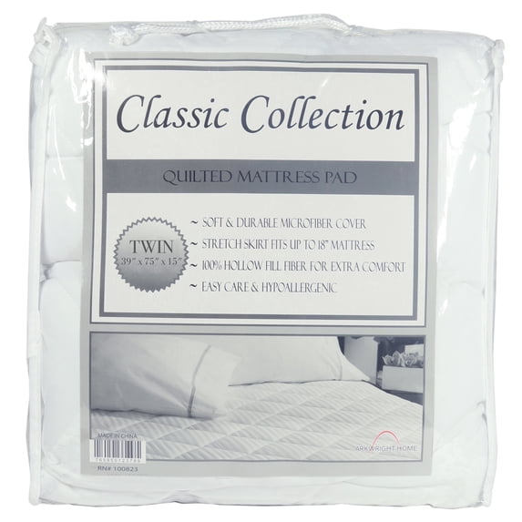 Arkwright Classic Hypoallergenic Mattress Protector (TWIN Size), Quilted