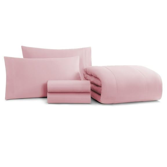 Arkwright Family Essentials Bed in Bag 5 Piece Set - Twin - Rose