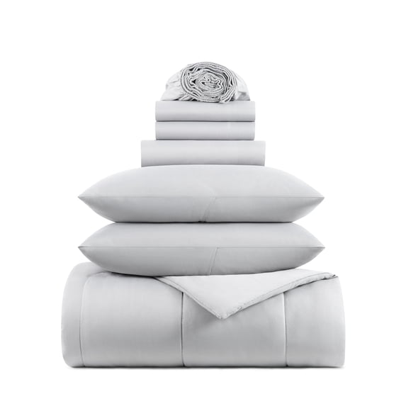 Arkwright Family Essentials Bed in Bag 7 Piece Set - Full/Queen - Grey