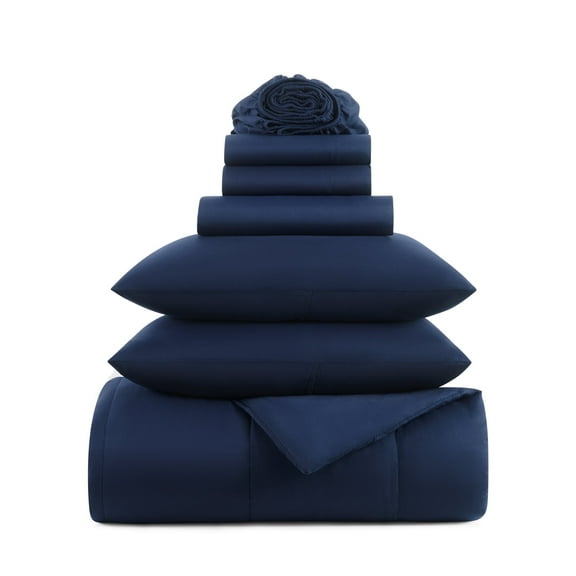 Arkwright Family Essentials Bed in Bag 7 Piece Set - Full/Queen - Navy