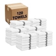 thumbnail image 1 of Power Gym Hand Towel 16x27 Gray - Stripe - Case of 120, 1 of 8