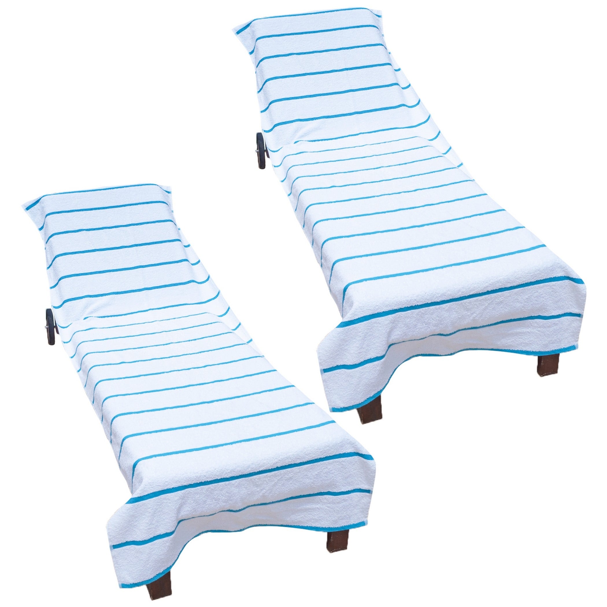 Arkwright Home Las Rayas 2Piece Chaise Lounge Towel Covers with Top