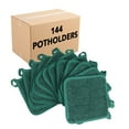 thumbnail image 1 of Arkwright Kitchen Pot Holders (Bulk Case of 144), 7"x7", 100% Cotton, Soft & Heat Resistant, Green, 1 of 8