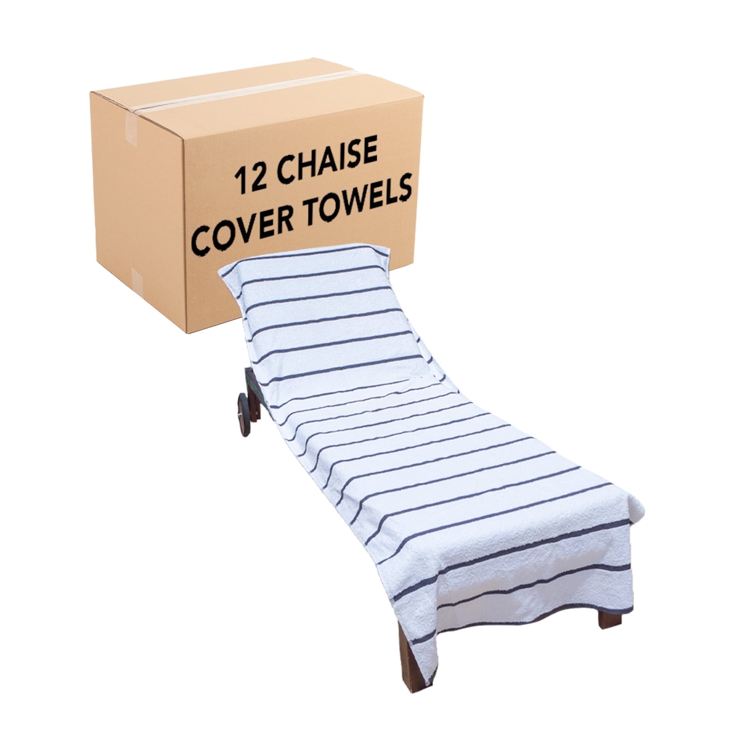 Arkwright Las Rayas Chaise Lounge Cover 100 Cotton Terry Pool Towel