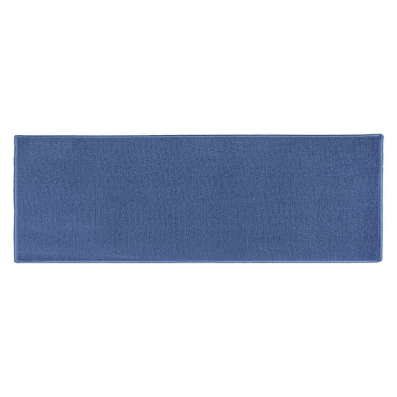 Arkwright Long Kitchen Area Rug (20x60), Skid-Resistant Backing, Blue