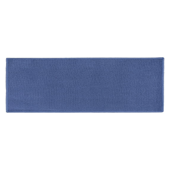 Arkwright Long Kitchen Area Rug (20x60), Skid-Resistant Backing, Blue