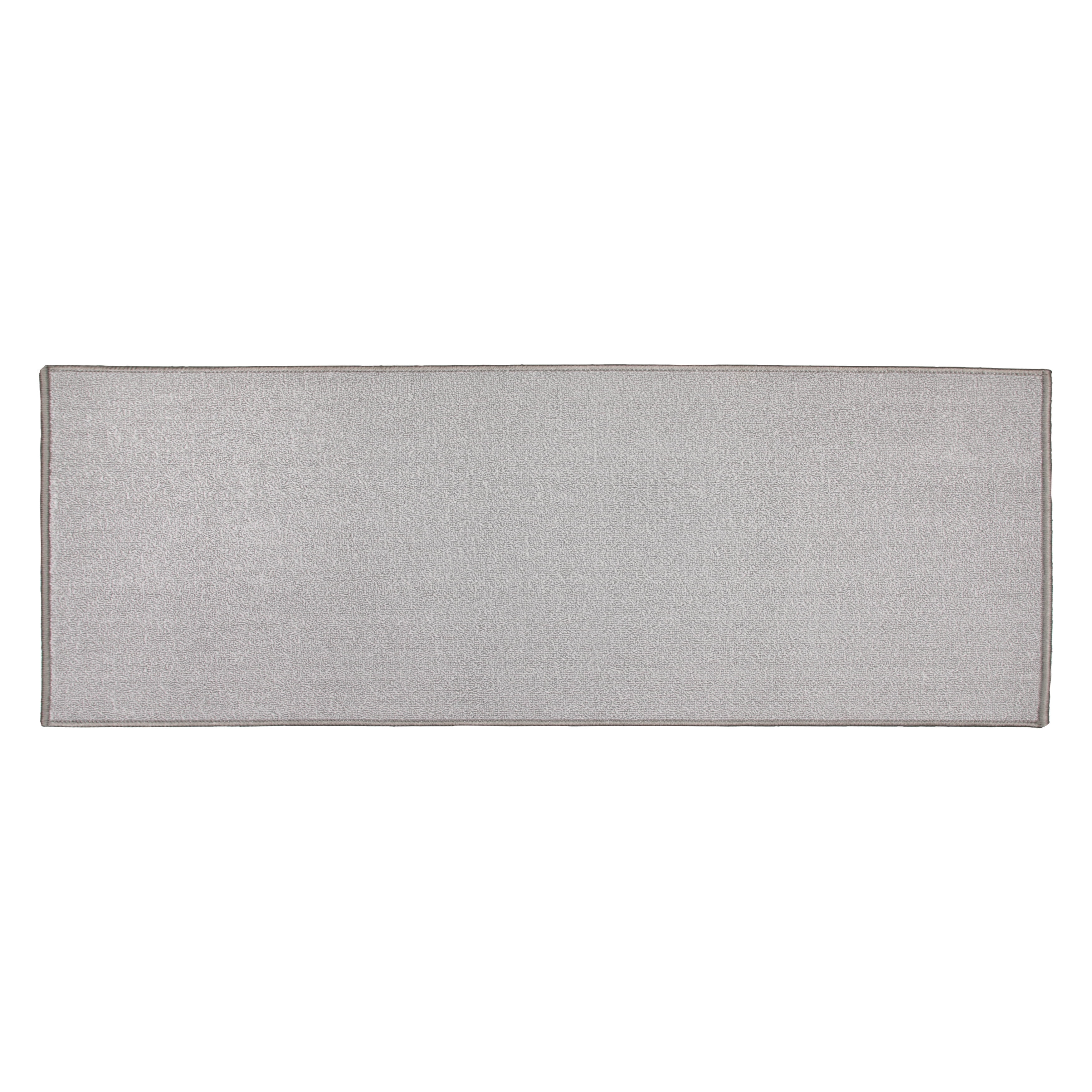 Arkwright Long Kitchen Area Rug (20x60), Skid-Resistant Backing, Silver ...