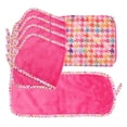 thumbnail image 1 of Back2U Makeup Removal Cloth Set with Travel Bag in Decorative Gift Box, 5-Cloths, 1 Bag, Soft Coral Fleece Microfiber, 7x16, 1 of 8