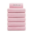 thumbnail image 1 of Arkwright Makeup Removal Towels (6-Pack), Soft Coral Fleece, Fingertip Towel Size 11x17, Pink, 1 of 7