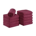 thumbnail image 1 of Arkwright Microfiber Bleach-Safe Salon Towels - Soft Coral Fleece - 16 x 27 in - (Pack of 10) Burgundy, 1 of 6