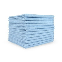Arkwright Microfiber Cleaning Cloths (12 Pack), 12x12 in., 300 GSM, Reusable Multi-Purpose Cloth, Blue