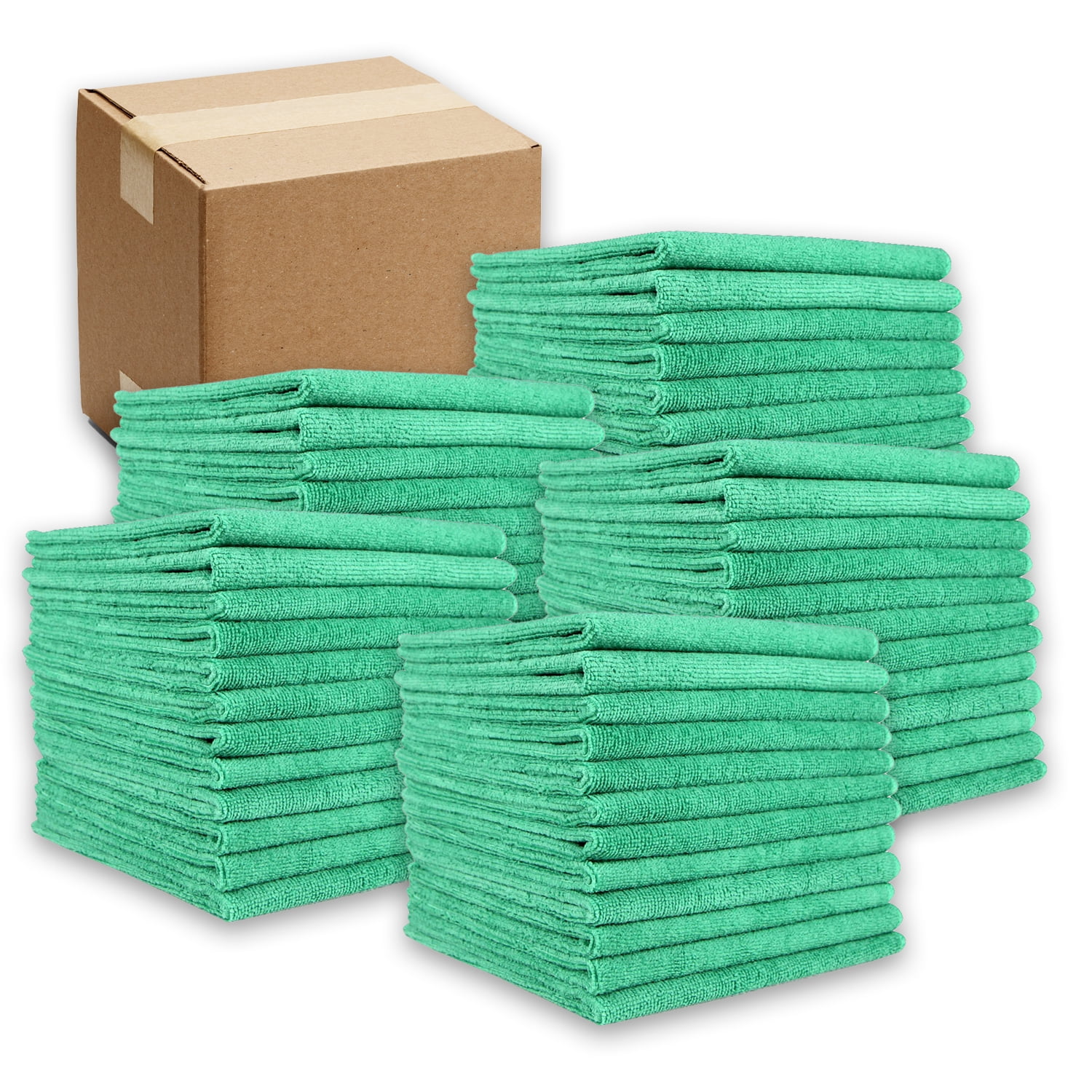 Arkwright Microfiber Cleaning Cloths (Bulk Case of 240) , 12x12 in