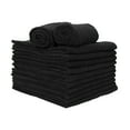 thumbnail image 1 of Arkwright Microfiber Gym Towels - Soft Quick Dry Hand Towel - 16 x 27 in. - (12 Pack) Black, 1 of 6