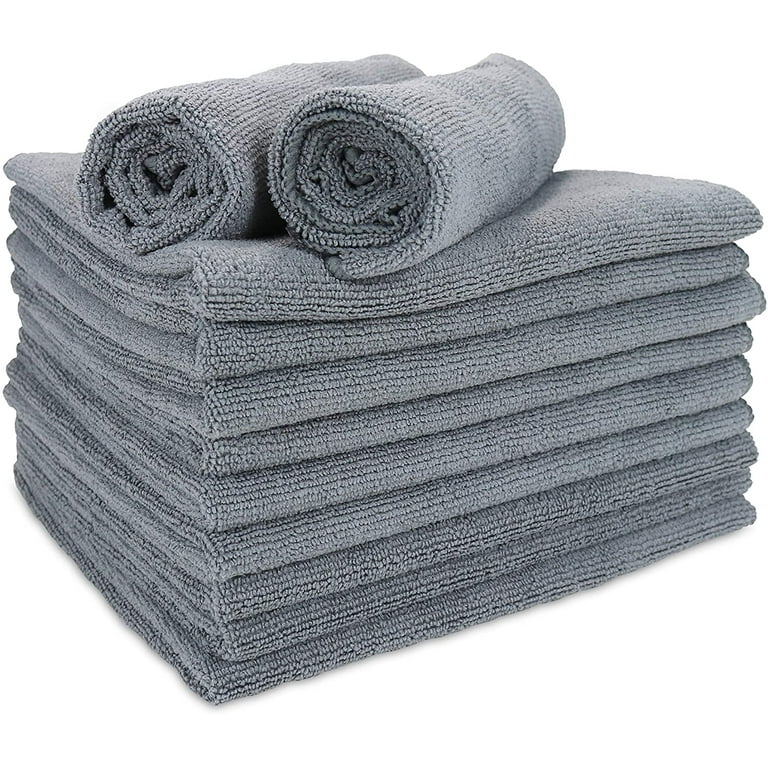 Grey Small Hand Guest Sport Gym Towels 30 x 85cm 100% Cotton