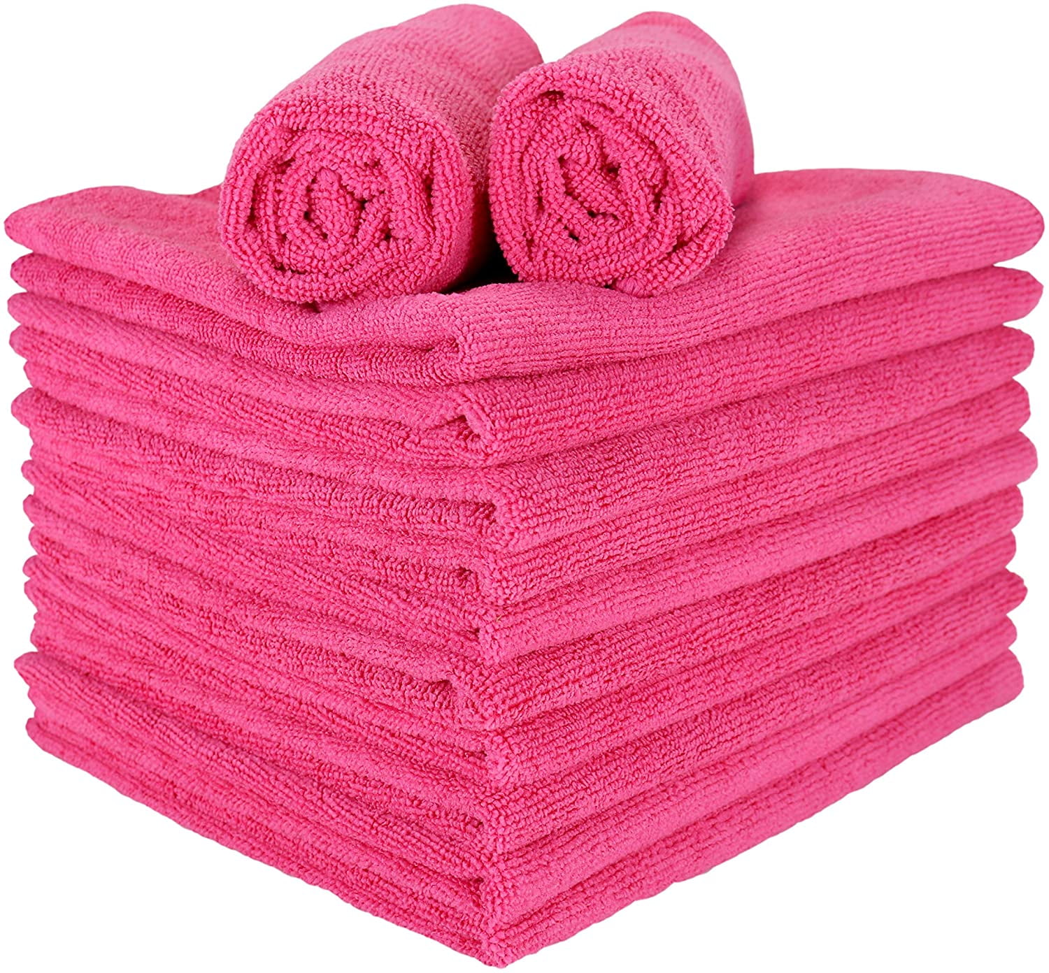 POTTERY BARN PRETTY PINK TURKISH (2PC) SET THICK HAND TOWELS 19 X 27