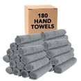 thumbnail image 1 of Arkwright Microfiber Gym Towels - Soft Quick Dry Hand Towel - 16 x 27 in. - (Bulk Case of 180) Grey, 1 of 9