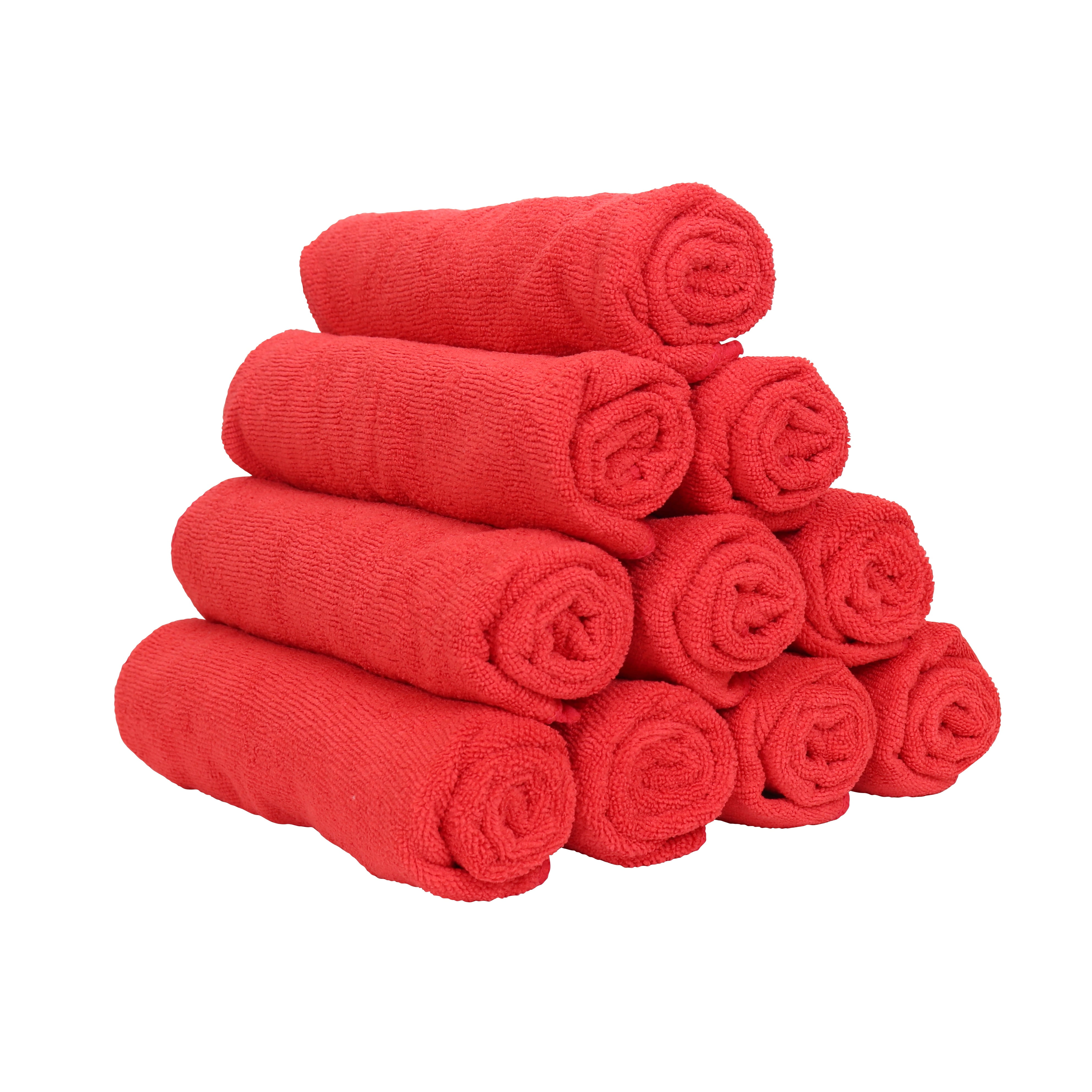 Xero Fish Scale Towel XL Ruby - Pack of Ten, Red