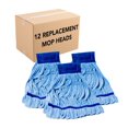 thumbnail image 1 of Arkwright Microfiber Tube Mop Heads (Bulk Case of 12), 18 oz, Highly Absorbent, Quick Drying, Blue, 1 of 5