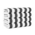 thumbnail image 1 of Arkwright Oversized California Beach Towels - Ringspun Cotton Pool Towel - 30 x 70 in. - (4 Pack) Dark Grey, 1 of 7