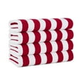 thumbnail image 1 of Arkwright Oversized California Beach Towels - Ringspun Cotton Pool Towel - 30 x 70 in. - (4 Pack) Red, 1 of 11