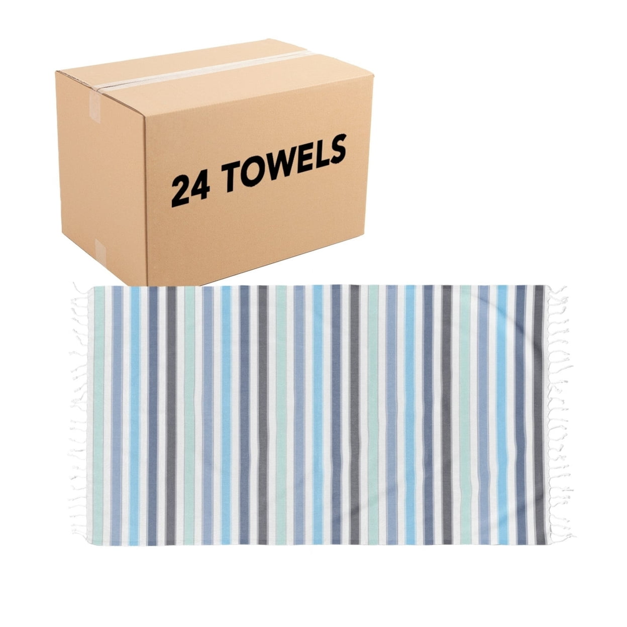 Arkwright Sand Free Beach Towel Pack Of 5 - Oversized 35x75 Inch Turkish Cotton, Quick Dry & Lightweight For Pool, Beach, Travel - View #8