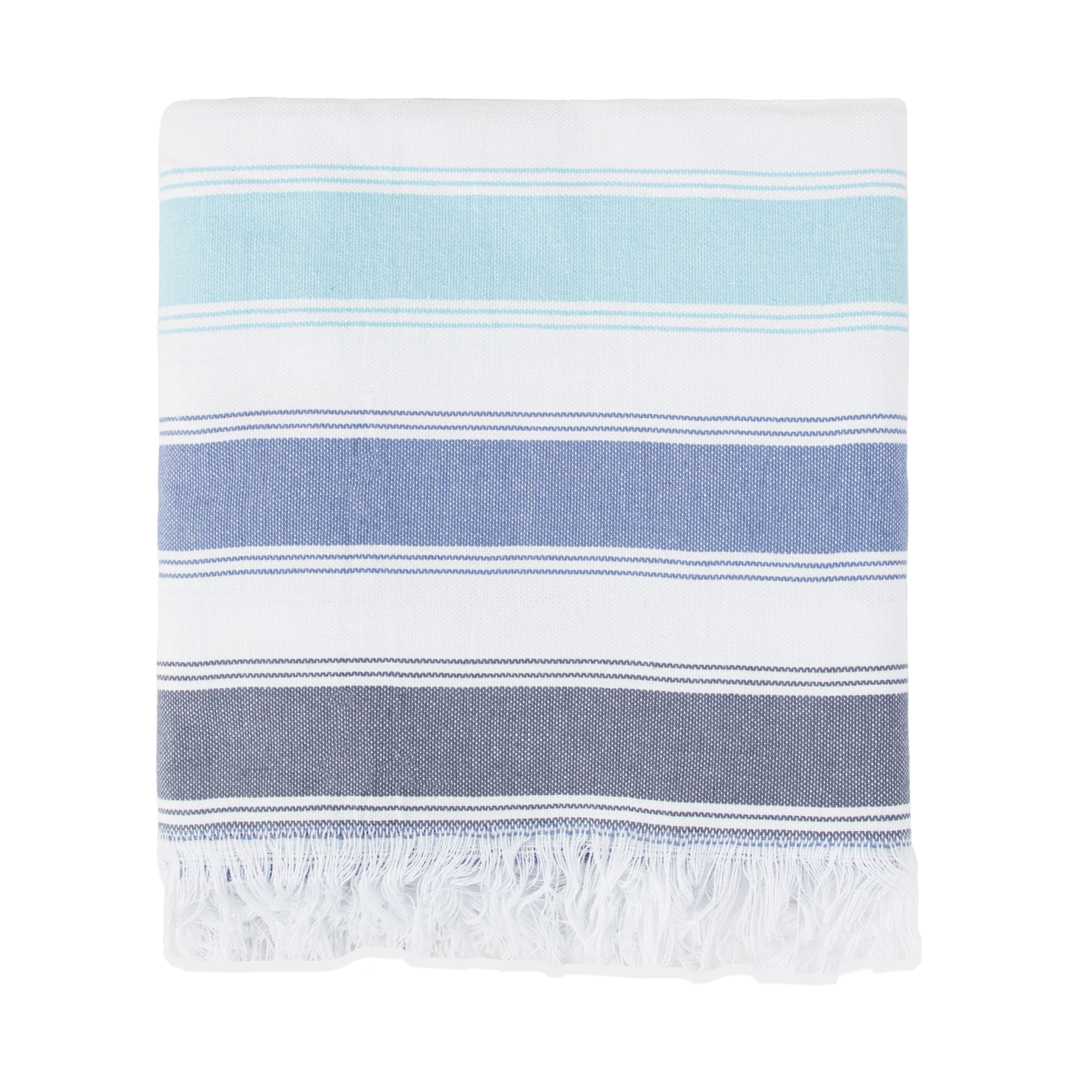 Coral Hand Printed Turkish Towel - Blue, 100% Organic Cotton, Handmade,  Bath Towel, Peshtemal, Sauna Towel, Beach Towel - Shop of Turkey - Buy from
