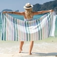 thumbnail image 1 of Arkwright Sandfree Turkish Beach Towel - Sand Resistant Cotton Pool Towel - 35 x 75 in. - Nature, 1 of 9