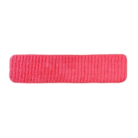 Arkwright Scrubbing Wet Mop Microfiber Refill Pads (12 Pack), Red, 24"