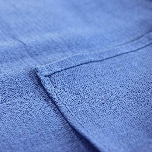 Arkwright Surgical Huck Towels - (Bulk Case of 120) Lint Free & Highly Absorbent Pre-Treated Cotton Cleaning Cloths, Perfect for Medical, Auto Detailing, Window, and Shop, 16 x 26 in, Blue