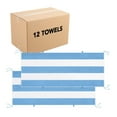 thumbnail image 1 of Arkwright Tie & Dry Beach Towel (Case of 12), 30x70 in, Light Blue, 1 of 5