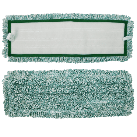 Arkwright Wet & Dry Mop Refill Pads (12 Pack), 18", Green