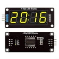 thumbnail image 1 of Arkzeo 0.56 " Inch TM1637 RGB 4-Bits Digital LED Clock Tube Display for Arduino Yellow, 1 of 4