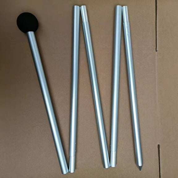 Arkzeo 1.6/2M Foldable Beach Canopy Tent Pole Shelter Tarp Pole for Camping Party 2.1m pointed head