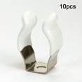 thumbnail image 1 of Arkzeo 10PCS Narrow Base Tool Spring Terry Clips Heavy Duty Tool Storage Hangers 28mm, 1 of 3
