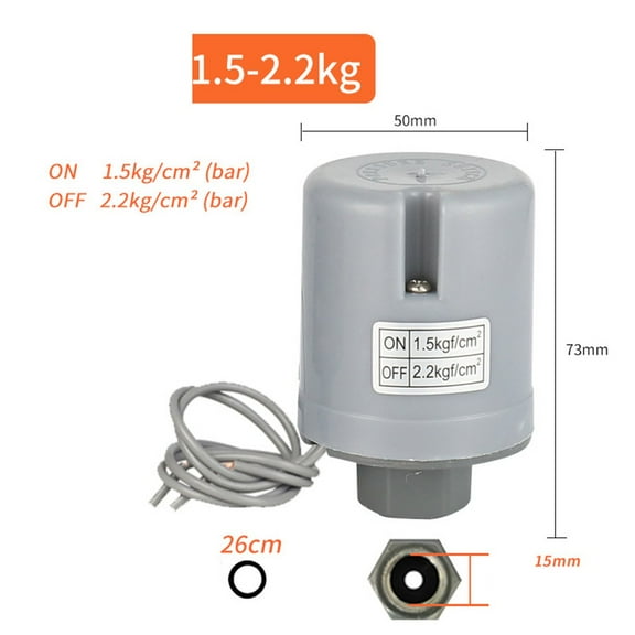 Arkzeo 1PCS Automatic Water Pump Pressure Switch Controller for Various Water Pumps