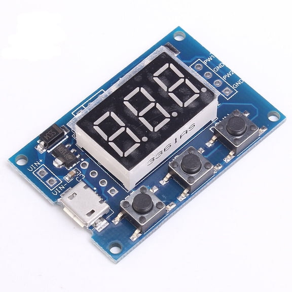 Arkzeo 1pcs 2-Channel 5V PWM Pulse / Square Wave Generator Module 1Hz-150KHz Frequency