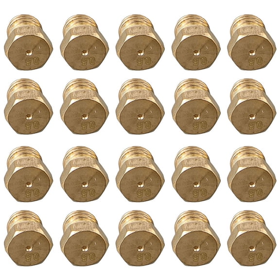 Arkzeo 20x Nozzles Propane Burner Orifice Kit For LPG Burner Nozzle Replacement Parts Cooling Air Fireplaces Stoves Accessory