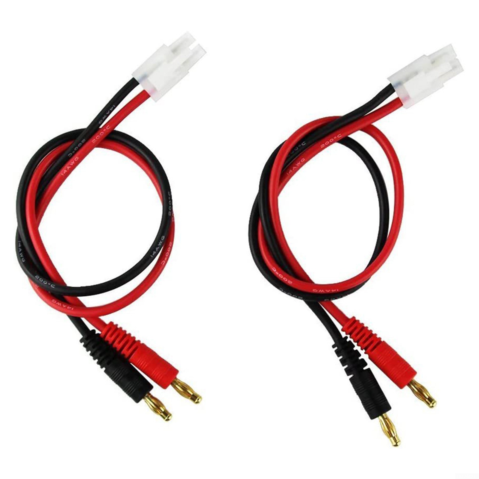 2pcs Male TRX To Female Big Tamiya Adapter – No-Wire Connector For RC Battery & Charger | Convert TRX To Tamiya Plugs-930495