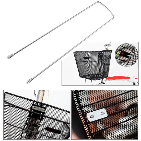 Arkzeo 2Pcs Bicycle Basket Extra Large Bold Bicycle Princess Bike Basket Accessories for 24/26in bike