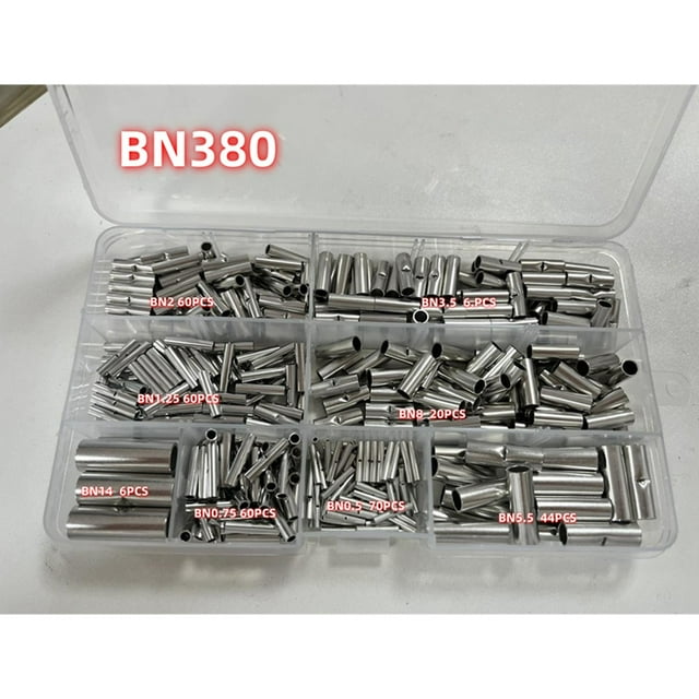 Arkzeo 380pcs NonInsulated Butt Splice Connectors with Conductivity