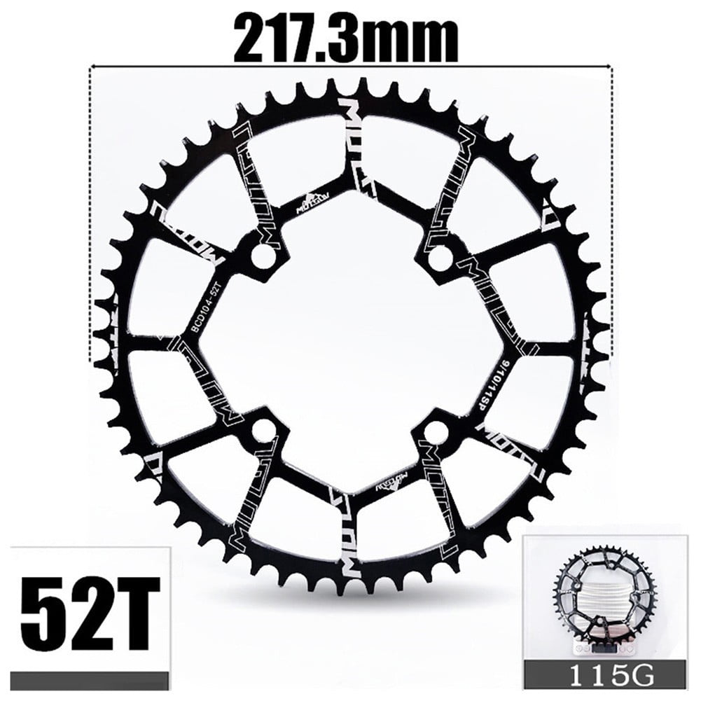 CNC Alu Kettenblatt 110BCD Narrow Wide - 36T-44T Für 9-11 Gang