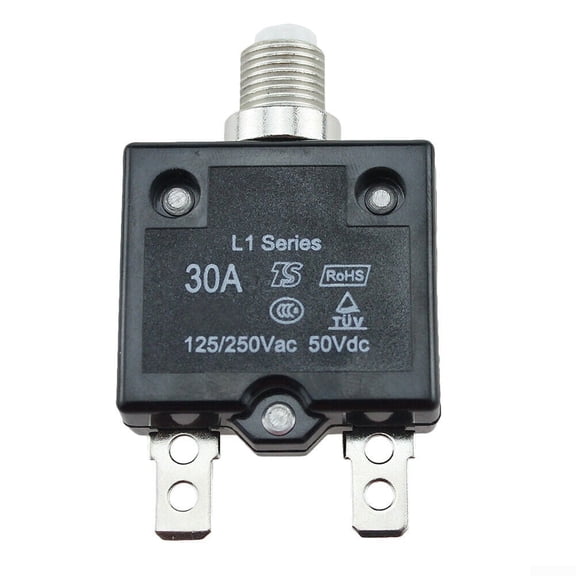 Arkzeo 5A/10A/15A/20A/30AMP Resettable Circuit Breaker Panel Overload Protection Switch 30A