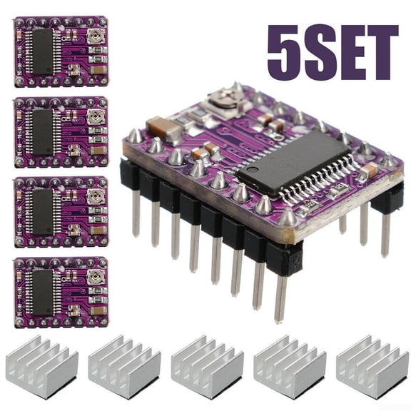 Arkzeo 5PCS DRV8825 Stepper Motor Driver Control Extension Shield Board for 3D Printer