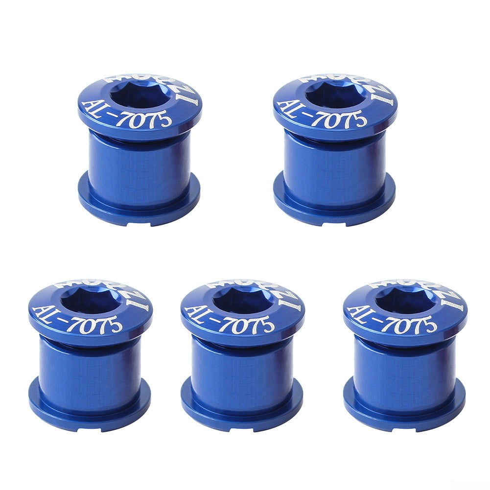 Arkzeo 5pcs MTB Road Bike Chainring Bolts Single Double Triple Speeds