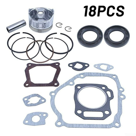 Arkzeo 68mm Piston Rings Gasket Oil Seal Rebuild For GX160 GX200 168F 5.5/6.5For HP