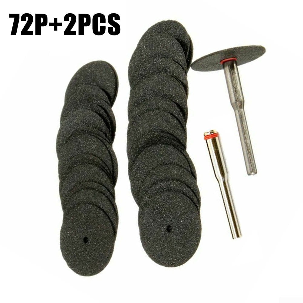 Arkzeo 72pcs/Set 24mm Resin Cutting Wheel Cutting Disc +2pcs Connecting ...