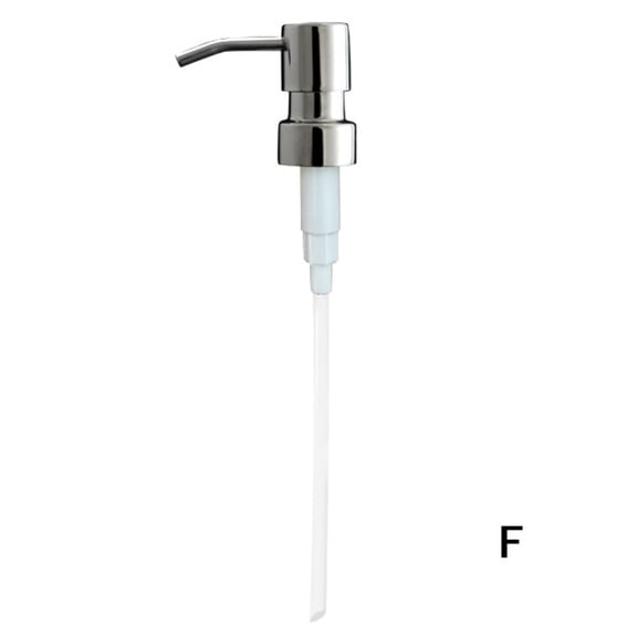 Arkzeo Bathroom Stainless Steel Liquid Lotion Dispenser Head Replacement Soap Shampoo Shower Gel Pump Jar Tube Bathroom Hardware F